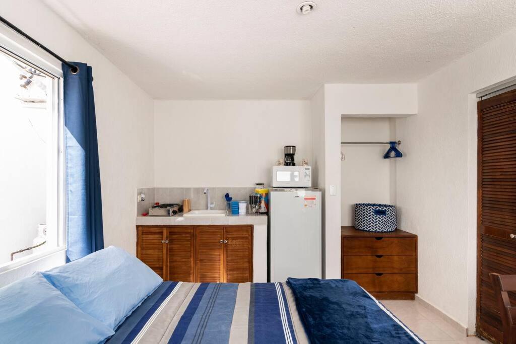 Micro Studio Perfect For Backpackers, Couples, 3 Min Drive To Playa El Nino Cancun Ngoại thất bức ảnh